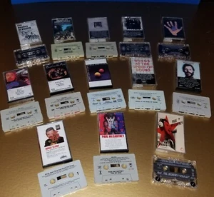 13 VTG BEATLES & GEORGE, PAUL & RINGO ASSORTED CASSETTES REVOLVER ABBEY ROAD +++ - Picture 1 of 10