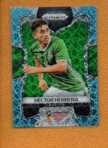 Hector Herrera 2018 Panini Prizm World Cup Light Blue Lazer #134 /125 Mexico - Picture 1 of 2