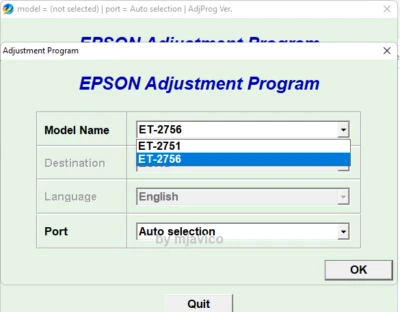 Reset Epson ET-2756, ET2751 ✅waste ink pad counter resetter 100%🔥OnePc ⭐⭐⭐⭐⭐ - Image 1 of 4