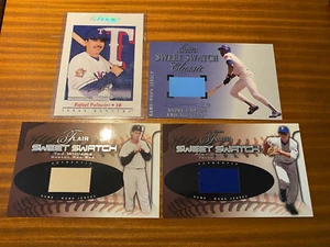 Ted Williams A-Rod Andre Dawson Rafael Palmeiro Game Used Auto MLB Baseball Set - Picture 1 of 5
