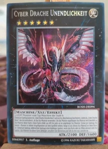 CYBER DRACHE UNENDLICHKEIT - BOSH-DE094 Secret Rare / 1. Auflage Near Mint - Bild 1 von 2