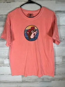 Buc-ee's Coral Color Comfort Texas Unisex T-shirt Size Medium - Picture 1 of 7