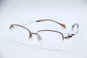 NEW LINE ART CHARMANT XL 2097 BROWN AUTHENTIC DESIGNER EYEGLASSES 50-17 - Picture 1 of 4