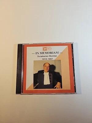 "SVIATOSLAV RICHTER"  In  Memoriam - 1915-1997 Legendary Collection CD - Image 1 of 4