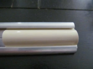 1" COLONIAL White 50 FT. Vinyl Insert Molding Trim Screw Cover RV Boat Camper  - Picture 1 of 4