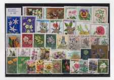 Lotto 40 Francobolli Tematica Fiori Q981