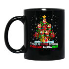 This Is My Coffee Drinking Christmas Pajama Shirt Funny Coffee Xmas Tree T-Shirt