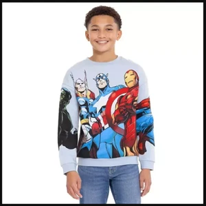 AVENGERS Boys Graphic Print Sweatshirt Youth Size XL (14-16) FREE SHIPPING! - Picture 1 of 5