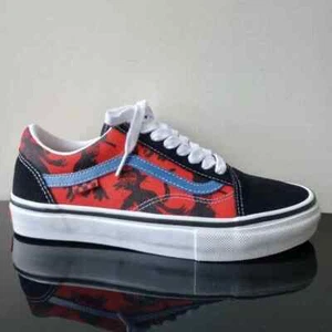Vans Men's Skate Skool Krooked By Natas For Ray Barbee Suede / Canvas Sneaker - Picture 1 of 13