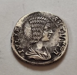 JULIA DOMMNA DENAR (193-217AD) REVERS CARACALA &GETA SILVER ROMAN COIN - Picture 1 of 2