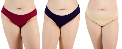 Alfani Women's Plus Size Soft Rayon Bikini Panty Underwear, Assorted Colors - Image 1 of 4