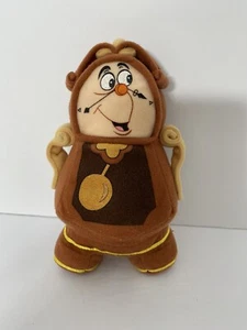 Vintage 1990's Disney Bean Bag 7 Inch Stuffed Toy Cogsworth - Picture 1 of 9