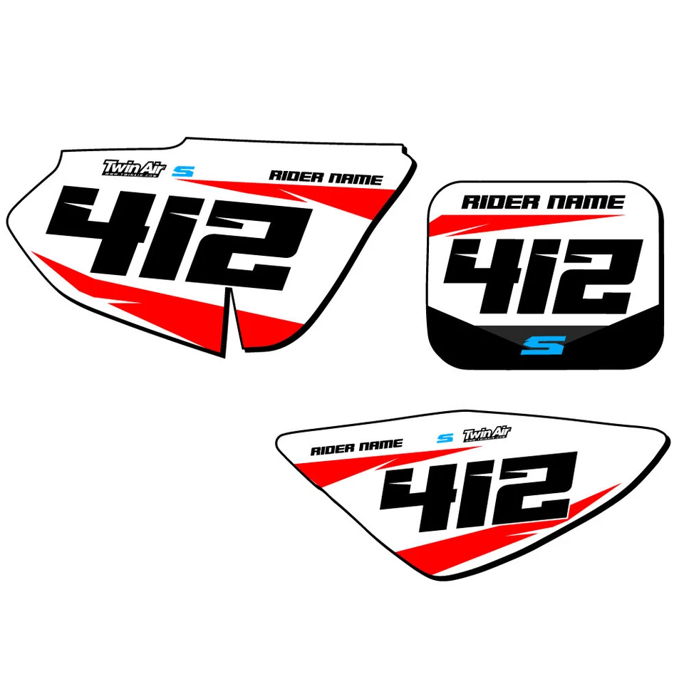 CRF 50F SG64  Custom MX Number Plates Senge Graphics Kit Compatible with Honda - Image 1 of 1