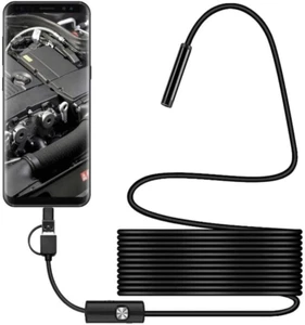 Pipe Inspection Camera Endoscope Video Sewer Drain Cleaner Waterproof Snake USB - Picture 1 of 12