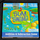 Complete Learning Resources SUM SWAMP Addition & Subtraction Board Game EUC 5+