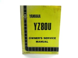 88 Yamaha YZ80 YZ80U YZ 80U 1988 dueños manual de servicio libro fabricante de equipos originales cama-11626-06-23 - Imagen 1 de 8