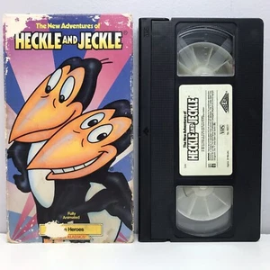 New Adventures of Heckle & Jeckle Heroes VHS Video Tape Vintage Toons Cartoons - Picture 1 of 12