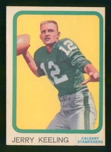 Jerry Keeling 1963 Topps CFL Football #17 EX+ 95361 - Bild 1 von 2
