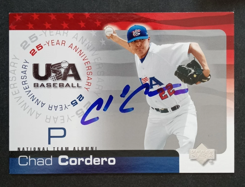 2004 Upper Deck SIGNED (USA): Chad Cordero #39 - Image 1 of 1