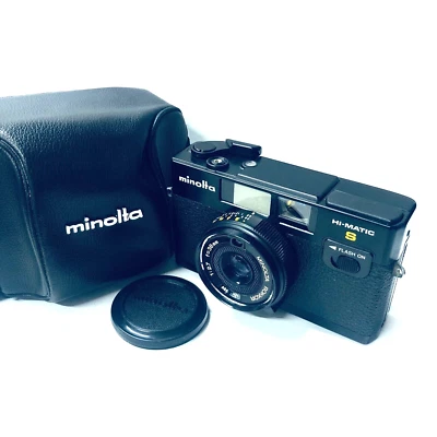 🍙For Parts🍙Minolta Hi-Matic S Point & Shoot Film Camera 38mm F2.7 from Japan - Image 1 of 4