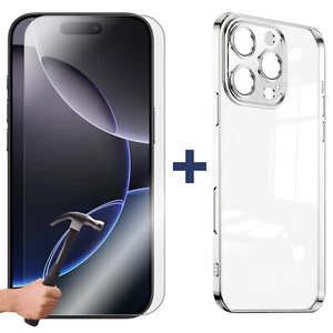 For Apple iPhone 16 PRO Phone Case Cover and Tempered Glass Screen Protector - Picture 1 of 12