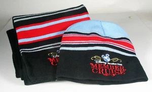 Disney Cruise Line DVC Members Alaska 2015 Cruise Scarf & Hat - Brand New - Picture 1 of 3