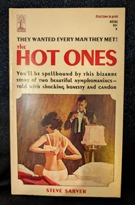 the HOT ONES by Steve Sarver, Beacon #B839X pulp vintage Erotica  paperback - Picture 1 of 4
