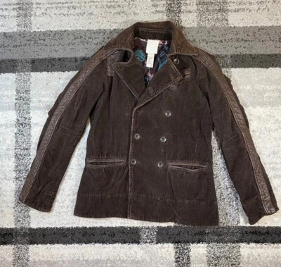 Blazer Diesel Mujer Cuero Terciopelo Talla L Marrón Foto 1 de 4