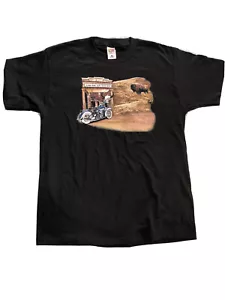 Harley Davidson T Shirt 2001 Harley SZ L Buffalo 3D Emblem Like T-Shirt Nevada - Picture 1 of 7