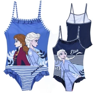 Niñas Niños Niños Disney Frozen Elsa Anna Traje de baño 3-8 años - Imagen 1 de 3
