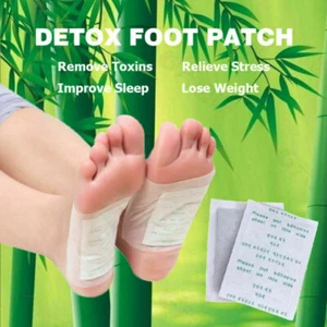 10-100 Stück Detox Fuß Pads Entgiftung Pflaster Giftstoffe Fit Gesundheitswesen Pad Reinigung - Bild 1 von 9