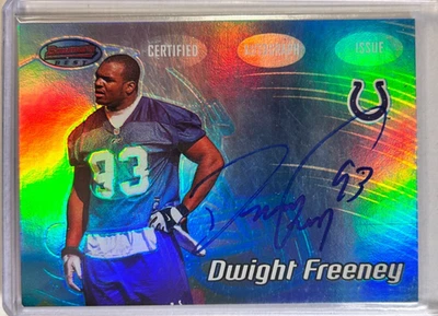 Dwight Freeney AUTO~RC Bowman's Best 2002 Topps Certified Rookie Autograph #132 - Image 1 of 2