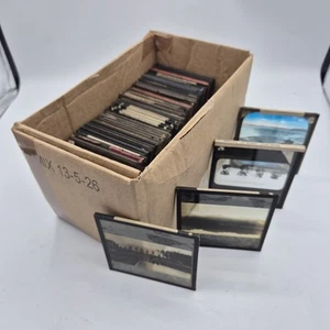 Antique Victorian Magic Lantern Glass Slides Set Of 50 Mixed Topics - Picture 1 of 14