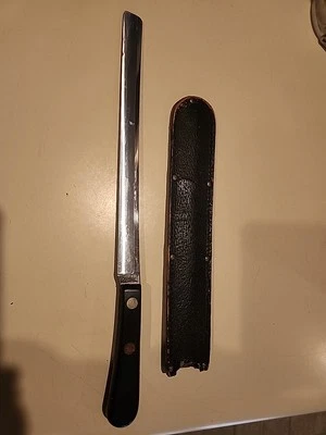 "Case" 1932 To 1940 Fixed Blade And Leather Case - Image 1 of 3