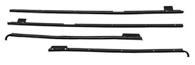 Restripa de barrido de ventana para Pontiac Parisienne 1965 techo rígido negro delantero trasero Foto 1 de 4