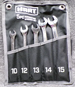 Hart 5 Piece Ratcheting Wrench Set MM 10mm,12mm,13mm,14mm,15mm HHPWRW112 - Picture 1 of 4