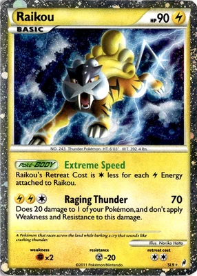 Raikou SL09 Pokemon Call of Legends Shiny Holo Rare MP - Image 1 of 4