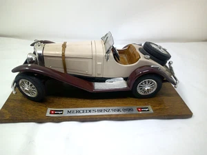Burago Mercedes Benz SSK 1928 Die Cast Metal Model, mounted - Picture 1 of 10