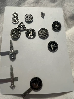 NASA Apollo Launch Team Members Pins  Apollo 8,10,13, 12 Saturn V Skylab - Image 1 of 4