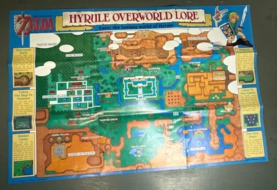 Legend Of Zelda, A Link To The Past Hyrule Overworld Map #1 Foto 1 de 4