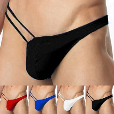 Confortable Slip Élastique Accessoires Respirant C-String Taille Basse Hommes - Photo 1/4