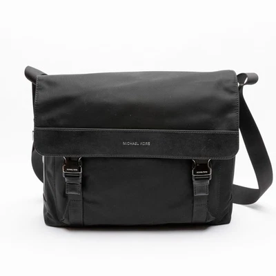Michael Kors Men Gabardine Messenger Bag Black - Image 1 of 4