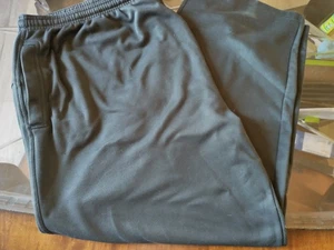 TALLA KING ~ Para hombres Verde Oliva ~ 2 Bolsillos ~ Pantalones Informales con Cordón ~ Talla 4XL - Imagen 1 de 5