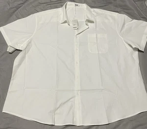 Nueva Camisa Con Etiquetas Hombre Coofandy Poliéster Blanca 4XL - Imagen 1 de 9