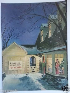 Página de ilustración de revista "Reservado para nuestro nuevo Plymouth" -- 1945 - Imagen 1 de 3