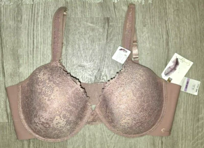 Jessica Simpson Galloon Lace Underwire Bra JS51090XA - Buck - Size 42D — 第 1/4 张图片