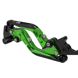 Palancas de freno de embrague plegables para Kawasaki ZX10R 2006-2015 2014 2013 2012 2011 - Imagen 1 de 7