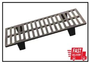 US Stove Fire Places Grate Heavy Duty Cast Iron Black 17 in. D x 2.75 in. H - Picture 1 of 1