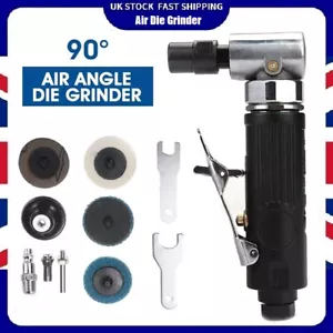 90° Air Angle Die Grinder Polishing Sander Grinding Machine Cut Off Cutting Kit - Picture 1 of 8