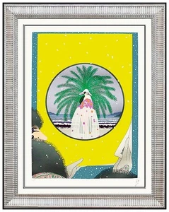ERTE Serigraph Original SIGNED DECO ARTWORK Romain Tirtoff Set DESIGN Painting - Picture 1 of 5